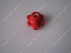 Quality Speed Control Lever Knob Diesel Engine Parts Red Color Copper And Plastic Material S195 for sale