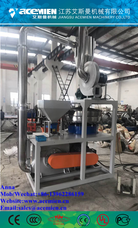 Quality PVC Pulverizer mill machine/hdpe regrind / pvc regrind / pvc scrap regrind machine with factory price for sale