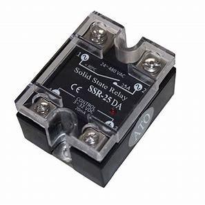 Quality CUL Dual Inline 40a AC SSR Solid State Relay For Electric Heater for sale