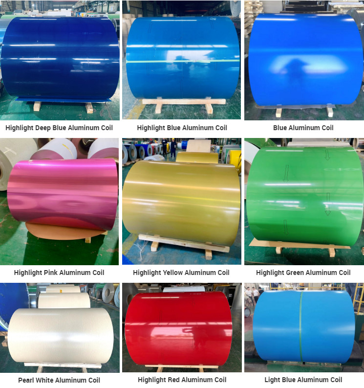Pre-Painted Aluminum Coil Color Coated Aluminum Coil Painted Aluminum Sheet Plate
