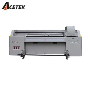Quality 2.5m UV Inkjet Flatbed Printer 4 Colors For Rigid And Soft Material for sale