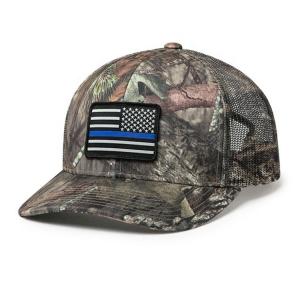 Quality Plain Camo Trucker Hat Mesh Back with embroidery patch, Unisex  Mesh Trucker Cap for sale