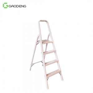 Quality Max Load 150 KG Aluminum Alloy Ladder Folding 4 Step Using Hight 87 CM for sale