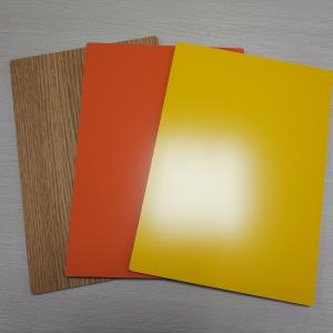 Quality 2mm 3mm 4mm 5mm Thick Solid Aluminum Composite Panel , Composite Metal Panel Gloss White for sale