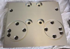 Quality Custom 7075 T6 Aluminum Sheet Plate  Aluminium Carrete Mesa Used On Epiroc Drilling Rig for sale