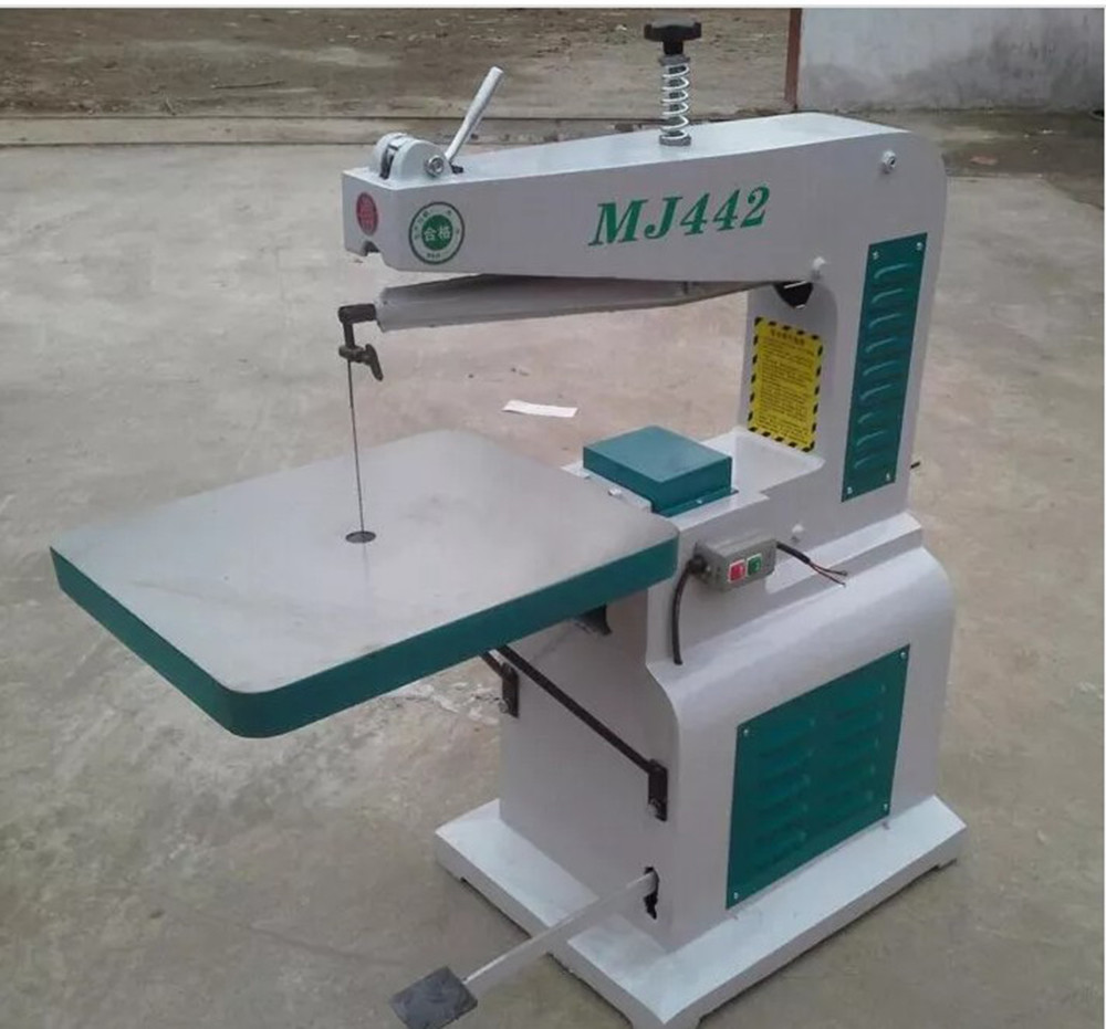 Quality MJ High speed woodworking jig saw machine with pinned scroll saw blades for sale