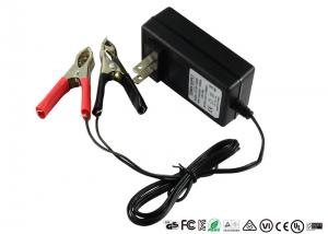 Quality Intelligent 12V Sealed Lead Acid Battery Charger With Alligator Clips for sale