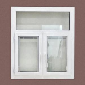 Quality Indoor Frosted Double Glazed Windows With Casement Vinyl Grilles for sale