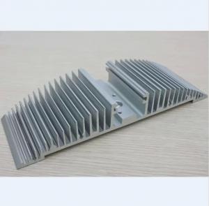Quality Good quality silver anodized extruded led aluminum heat sink for sale