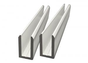 Quality Polishing Aluminum U Channel Profile Extrusion For Decoration And Shower Room for sale