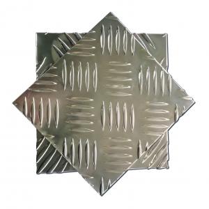 Quality 3003 1mm Embossed Aluminum Sheet Plate Diamond Tread 500mm for sale