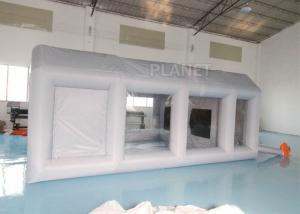 Quality Automotive Workstation Inflatable Spray Booth Double Stitching for sale