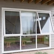 Quality 1.4mm-2.0mm Aluminum Frame Awning Windows for sale