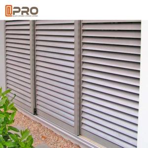 Quality Customized Aluminum Louver Window For Ventilation Adjustable Blinds And Sun Control for sale