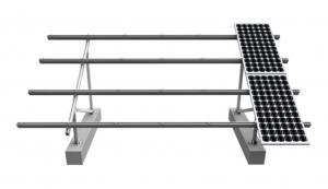 Quality Durable Solar Panel Flat Roof Mounting Kits , Rapid Installation Photovoltaic Mounting System for sale