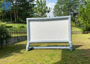 Quality Sealed Outdoor Backyard Inflatable Projection Movie Screen Inflatable Film Screen for sale