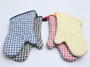 Quality Durable Pot Holder Gloves , Cotton Oven Gloves Good Water Absorbtivity for sale