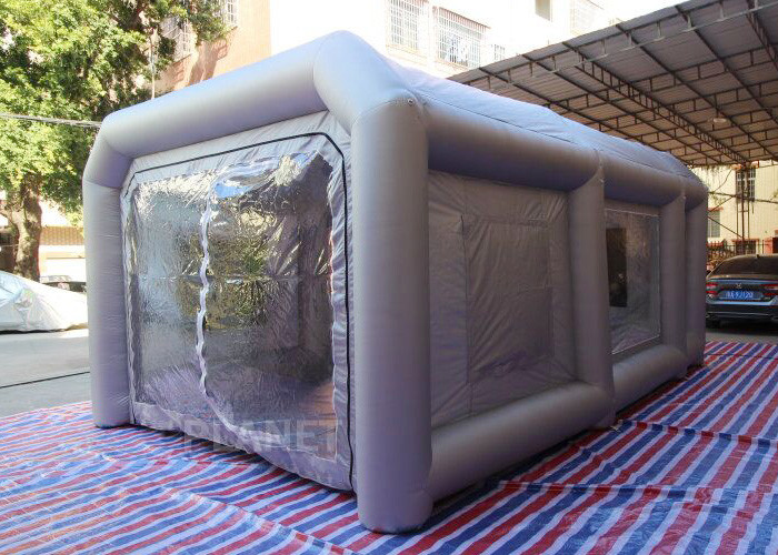 Quality Portable Waterproof Inflatable Car Paint Spray Booth With Cotton Filter for sale