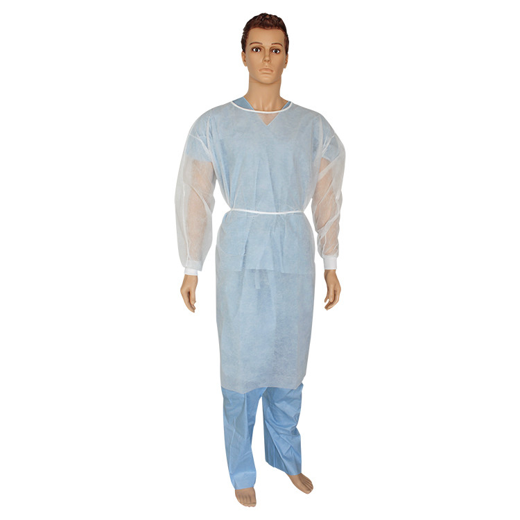 Quality Antiviral Disposable Isolation Gown Light Weight Waterproof Dustproof Laboratories for sale