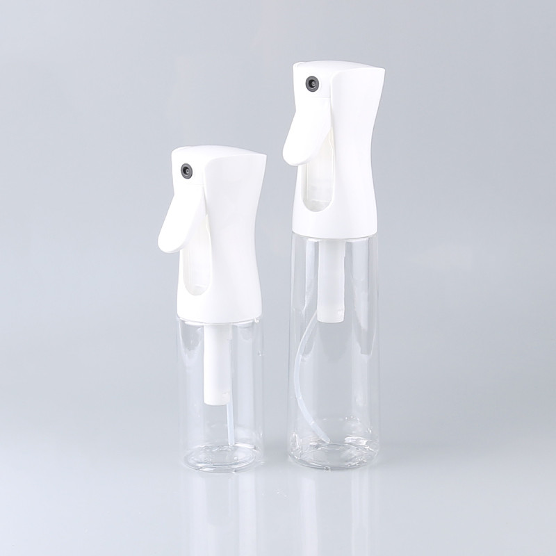 Quality Transparent Fine Mist Continuous Spray PET Plastic Bottles 5oz 10oz for sale