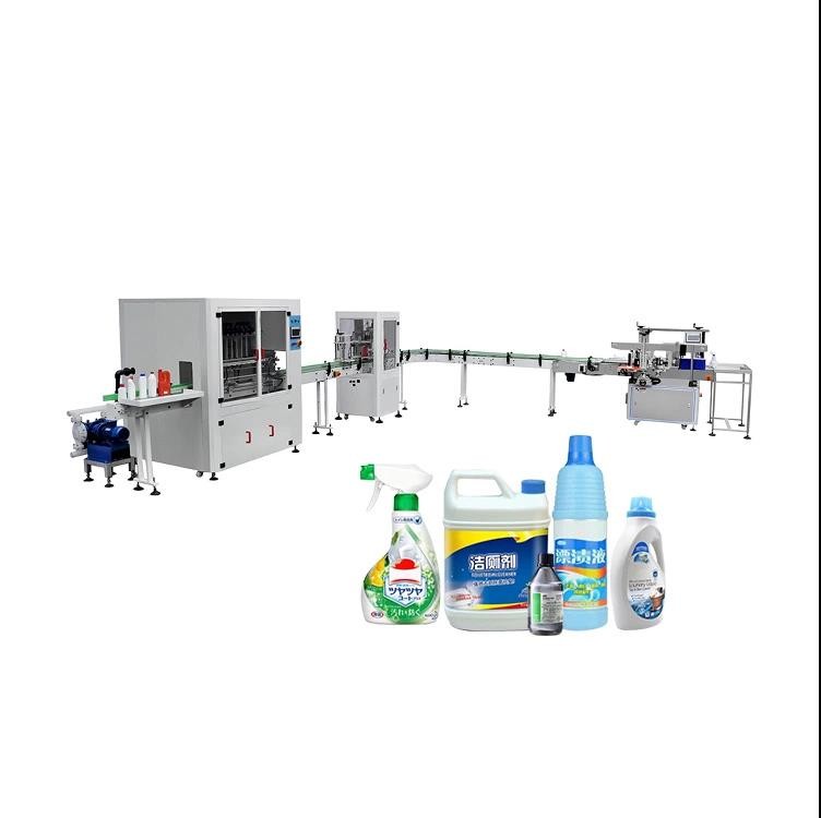 Quality Disinfectant Spray Bottle Liquid Filling Machine Automatic High Efficiency for sale