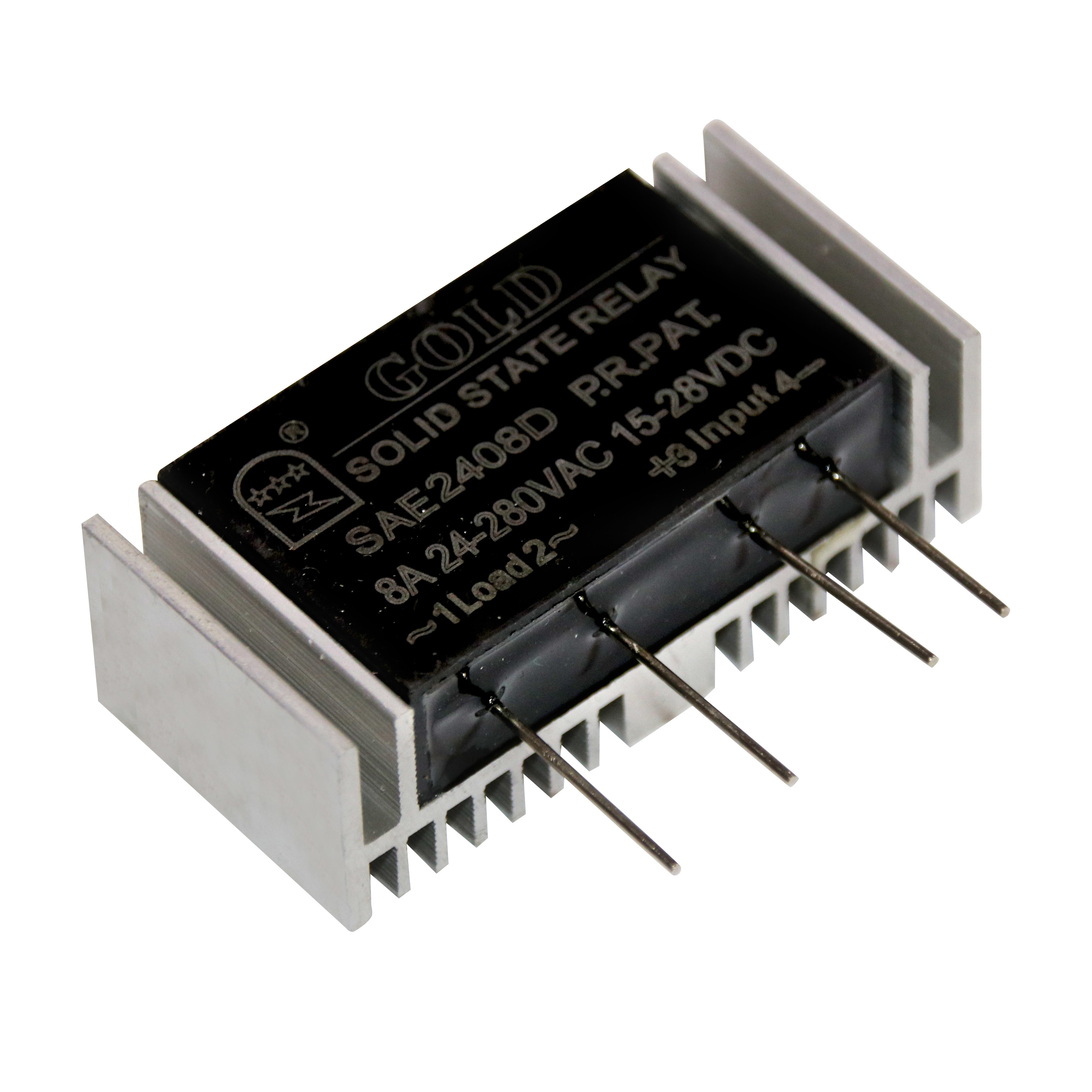 Quality SSR12AA 15-28VDC To 40-480VAC AC SSR Relay Module for sale