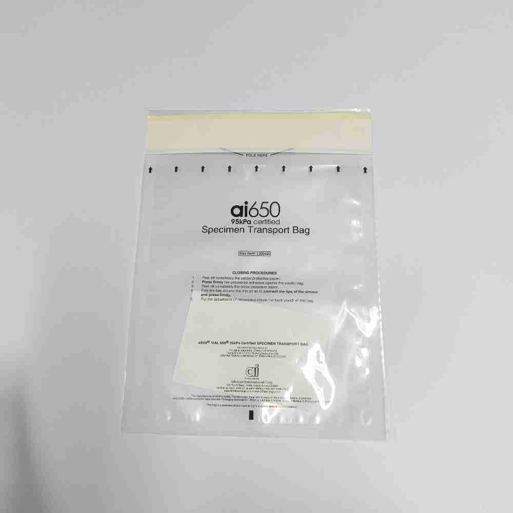 Quality Laboratory Biohazard Specimen Bags Self Adhesive Seal With Printing for sale