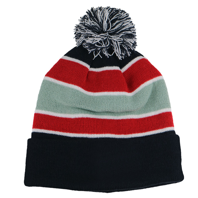 Quality 100% Merino Wool Knit Beanie Hats Customde Logo Plain Beanie Winter Cap for sale