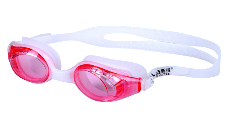 Quality rubber tubing swim goggles for sale