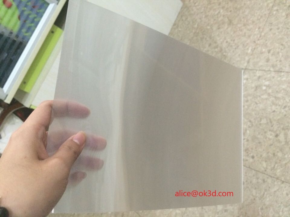 Quality Thinnest Plastic 3D Lens Sheet  with best focus of accuracy PET 0.25MM 16LPI lenticular sheet for UV offset printing for sale