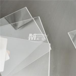 Quality 6mm Anti Scratch Fireproof Clear Flame Retardant Acrylic Glass Sheet for sale
