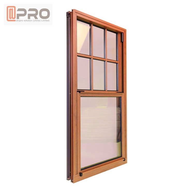 Quality 1.4mm Thickness Single Hung Window With Electrophoresis Surface Treatment for sale