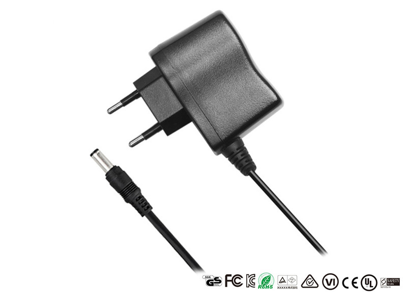 Quality EU US Plug Wall Mount AC DC Power Adapters 5V 1000mA Power Supply Light Weight for sale