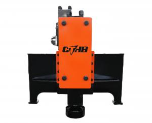 Quality 42CrMo Hydraulic T Post Driver For Skid Steer 230mm Hydraulic Hammer Post Driver for sale