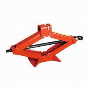 Quality Magic metal steel/rubber head 1 ton scissor jack with 90mm minimum height for sale