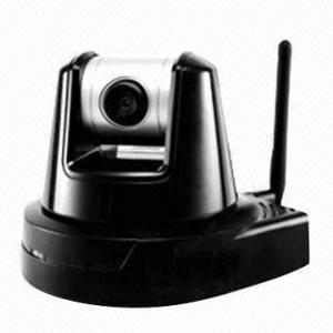 Quality PT Type MJPEG Wired/Wireless Camera with CMOS Sensor and MJPEG Video Compression for sale