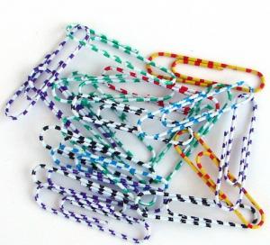Quality Zebra paper clips ,round,assorted colors ,25mm,28mm,33mm,50mm,100pcs/box for sale