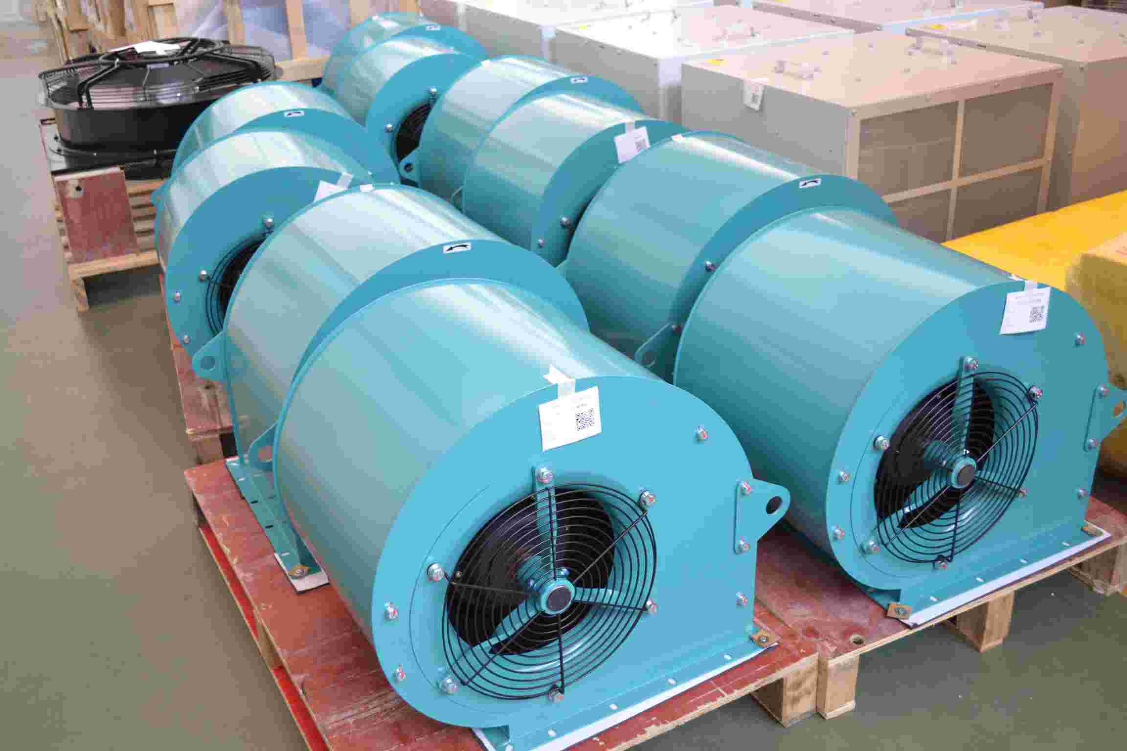 Quality Single Phase 1085rpm Double Inlet Forward Centrifugal Fan With 9 Inch Blade for sale