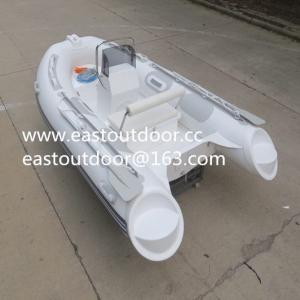 China Fiberglass fishing boat, RIB boat, open boat, Rigid inflatable boat RIB330 on sale