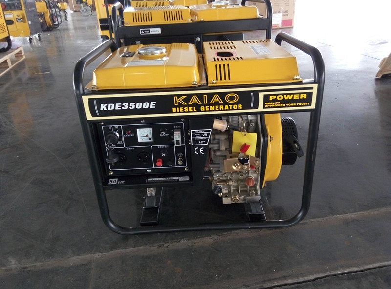 Quality 3KW AC Single Phase Open Frame Diesel Generators Hand Start System For Industrial for sale