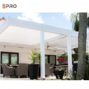 Quality 3x6m Modern Aluminum Pergola Backyard Patio Louvered Roof for sale