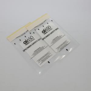 Quality 2 Pocket Medical PE Pathological Seal 95kPa Biohazard Bags For Laboratory for sale