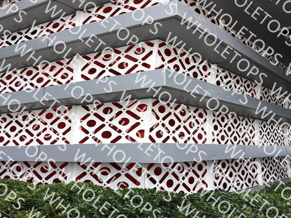 Quality Punch Net Decorative Perforated Aluminum Panel 8.0mm Thickness for sale