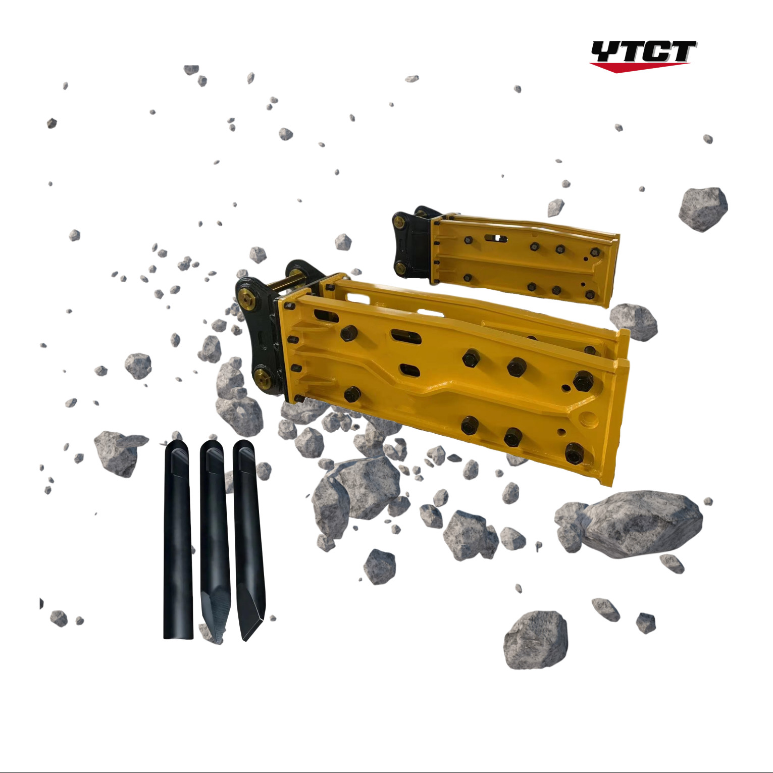 Quality 40ton Excavator Breaker Ytct 1750 Top Type Hydraulic Breaker Hammer for sale
