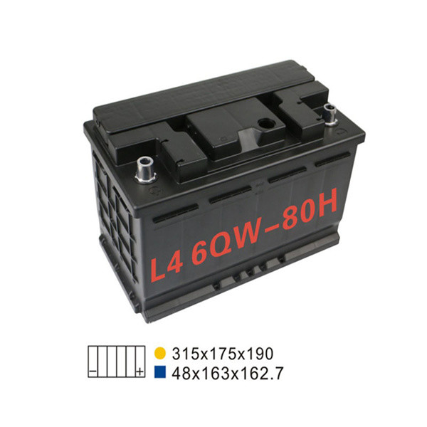 Quality 6 Qw 80H Stop And Start Battery 20HR 80AH 660A Lead Acid Automotive Battery for sale