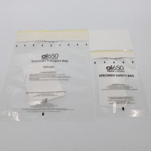 Quality LDPE Pathology Transport Biodegradable Biohazard Specimen Bag With Pouch for sale