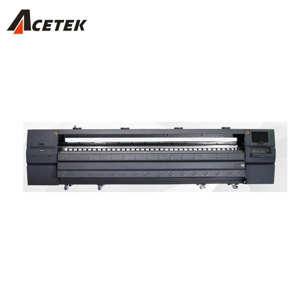 Quality 5m Acetek Pvc Banner Printing Machine 480sqm/H Eco Solvent Desktop Printer for sale