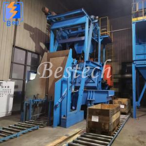 China Automatic Loading and Unloading Crawler Belt Shot Blasting Machine on sale