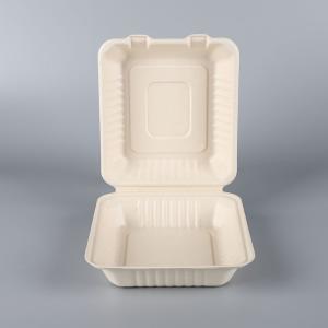 Takeaway box biodegradable disposable food container 600ML lunch box