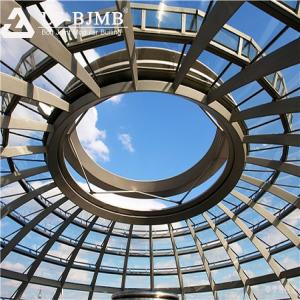 LF Fiberglass Mosque Skylight Space Frame Glass Dome Roof